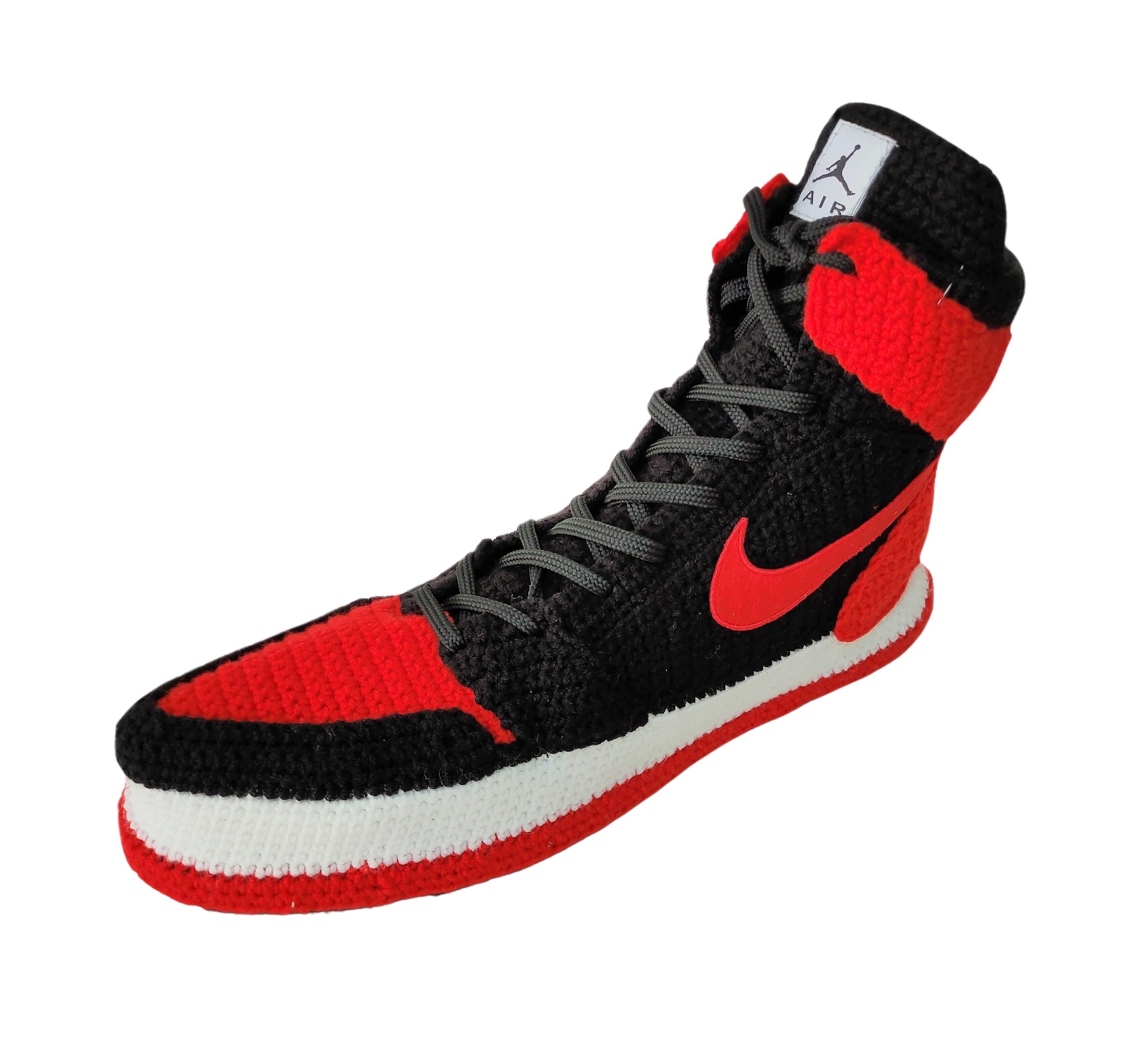 Buy Jordan Look-Alike Sneaker Slippers - Comfy Warm Indoor Plush Kicks For  Lounging - Non-Slip Sole, Funny Unisex Gift For Men & Women - One Size Fits  All - Unisex Indoor Floor