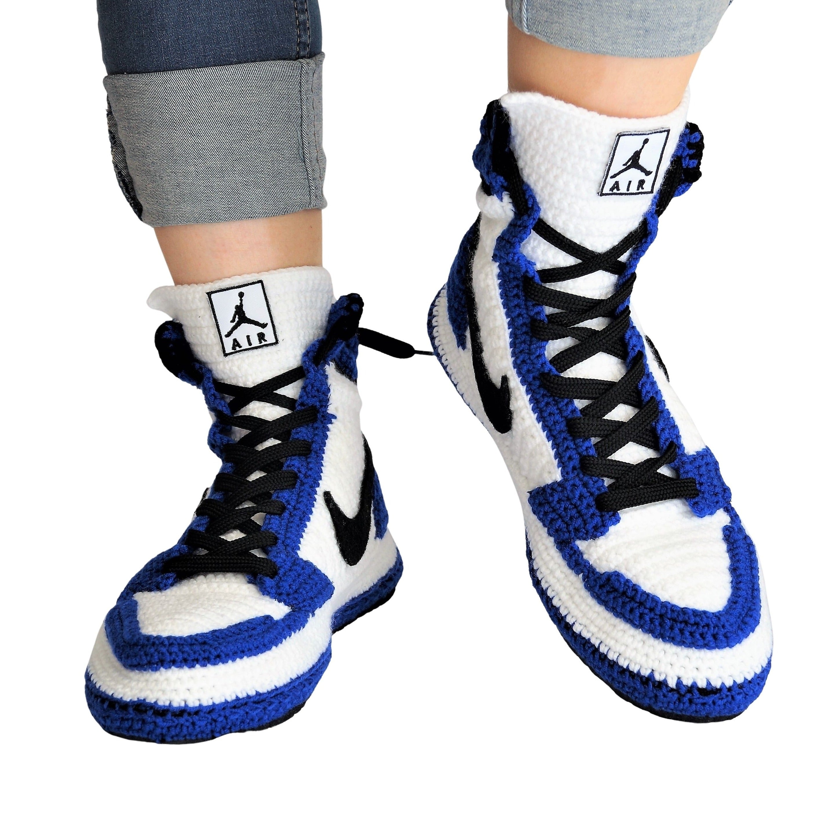 Jordan Smoke Grey Sneakers Slippers Cute Plush Basketball Shoes – By Seay